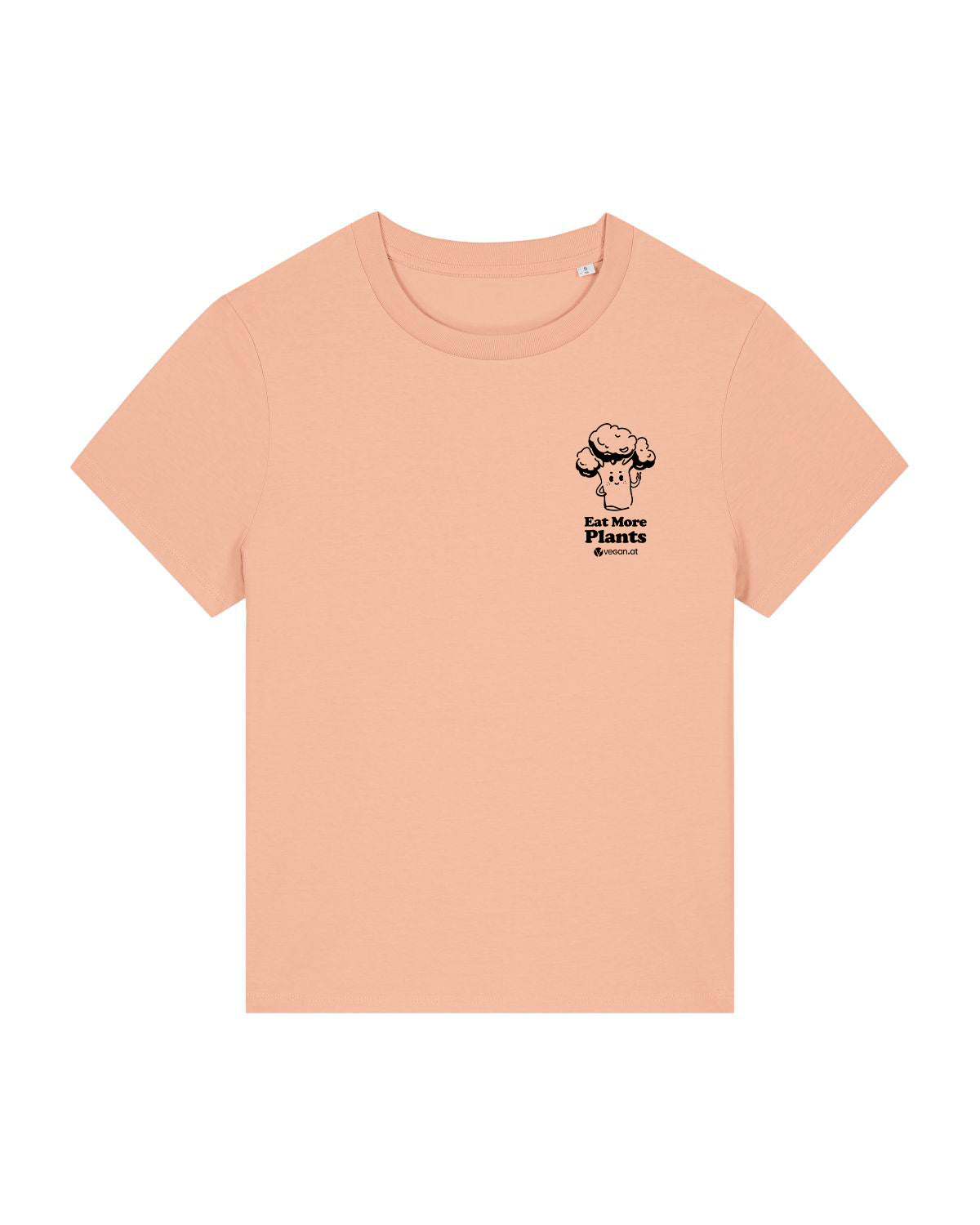 Bild von Shirt Eat More Plants in peach