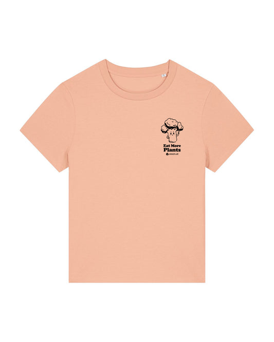 Bild von Shirt Eat More Plants in peach