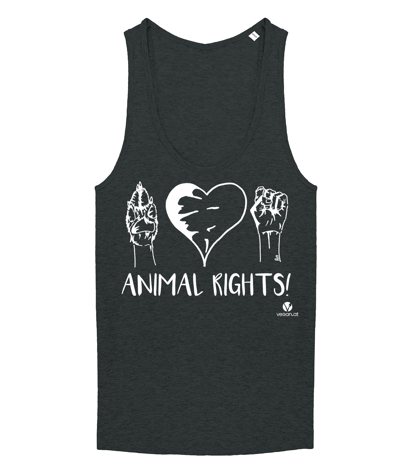 Bild von Tanktop Animal Rights in dunkelgrau