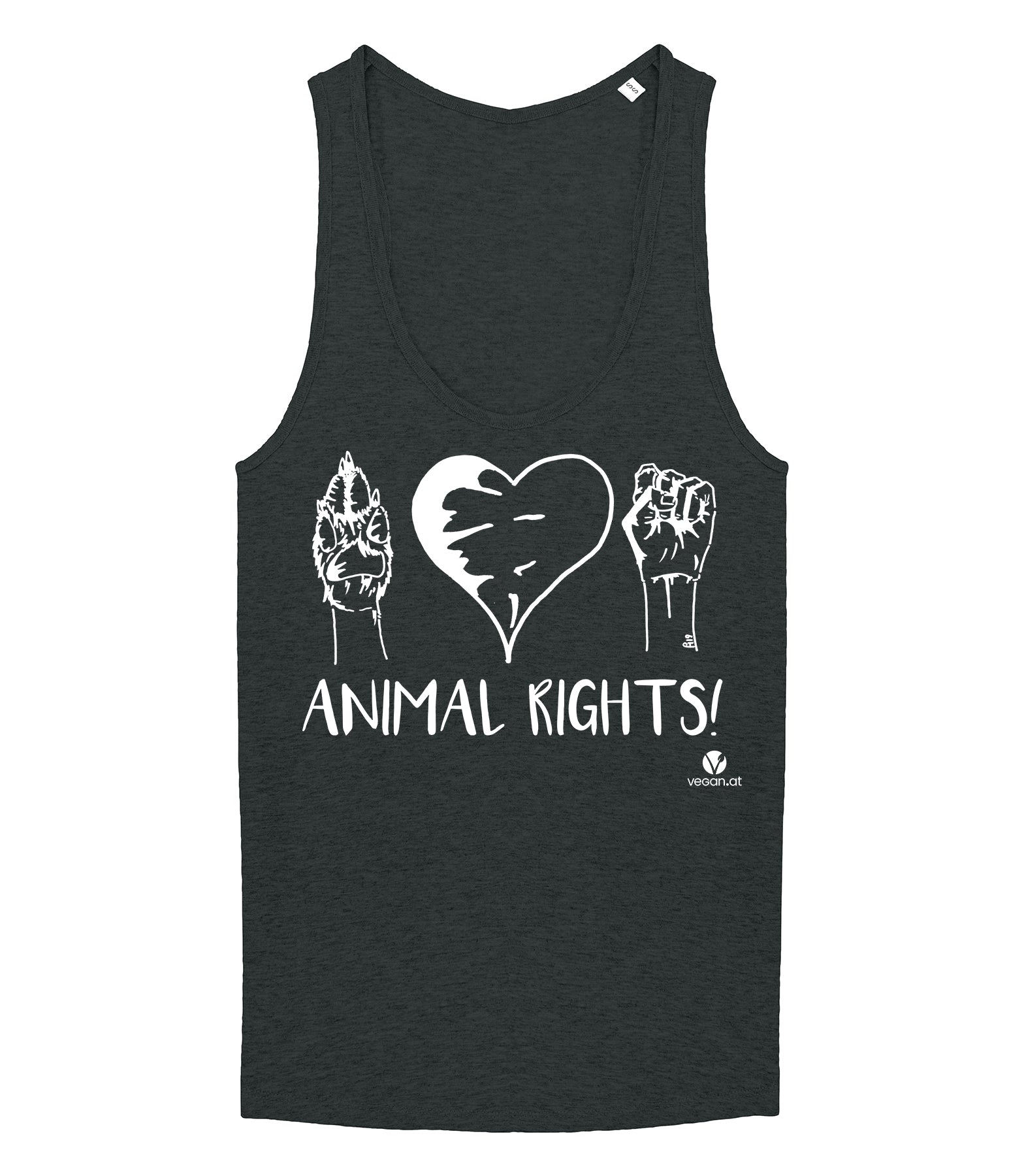 Bild von Tanktop Animal Rights in dunkelgrau