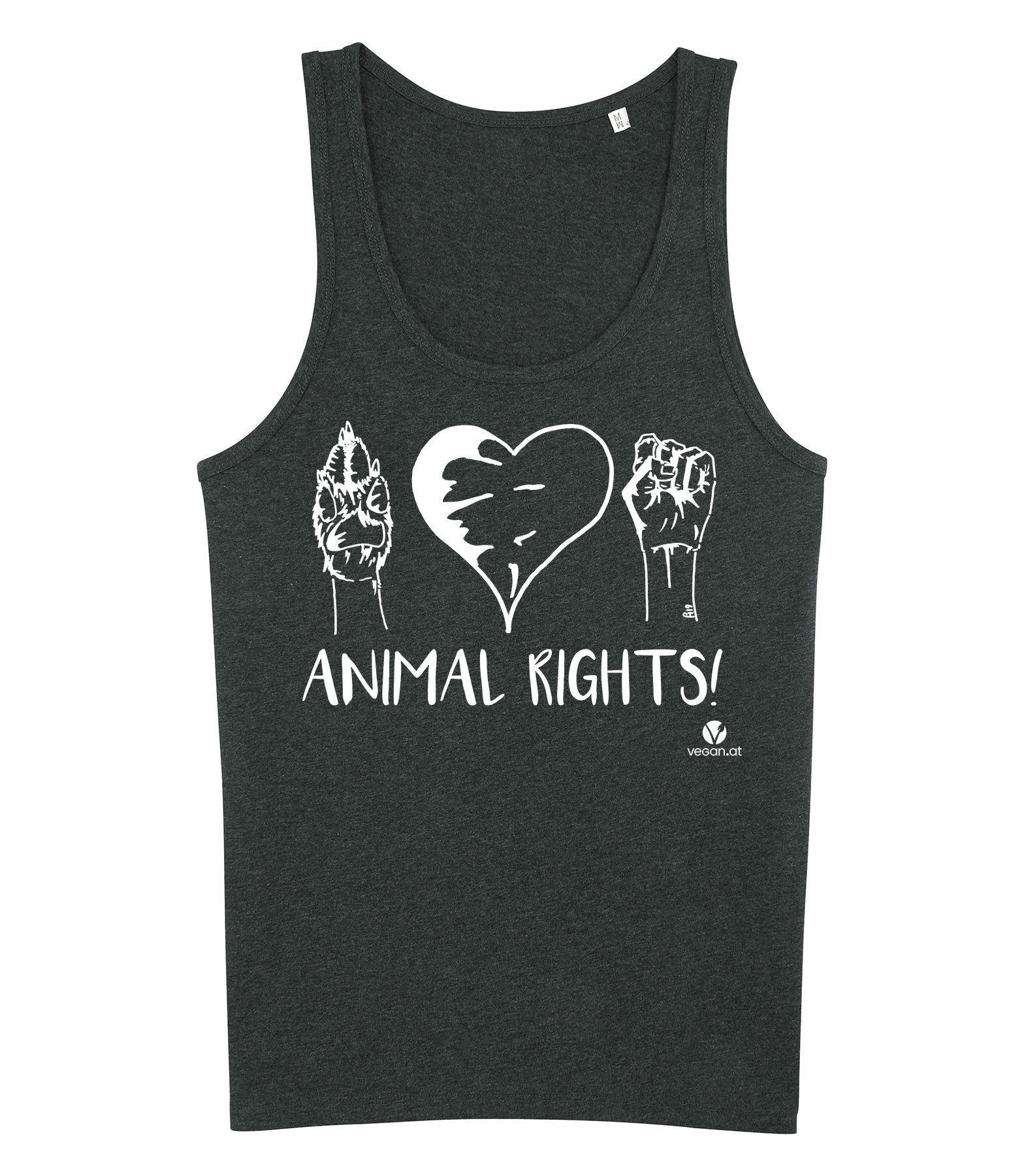 Bild von Tanktop Animal Rights in dunkelgrau