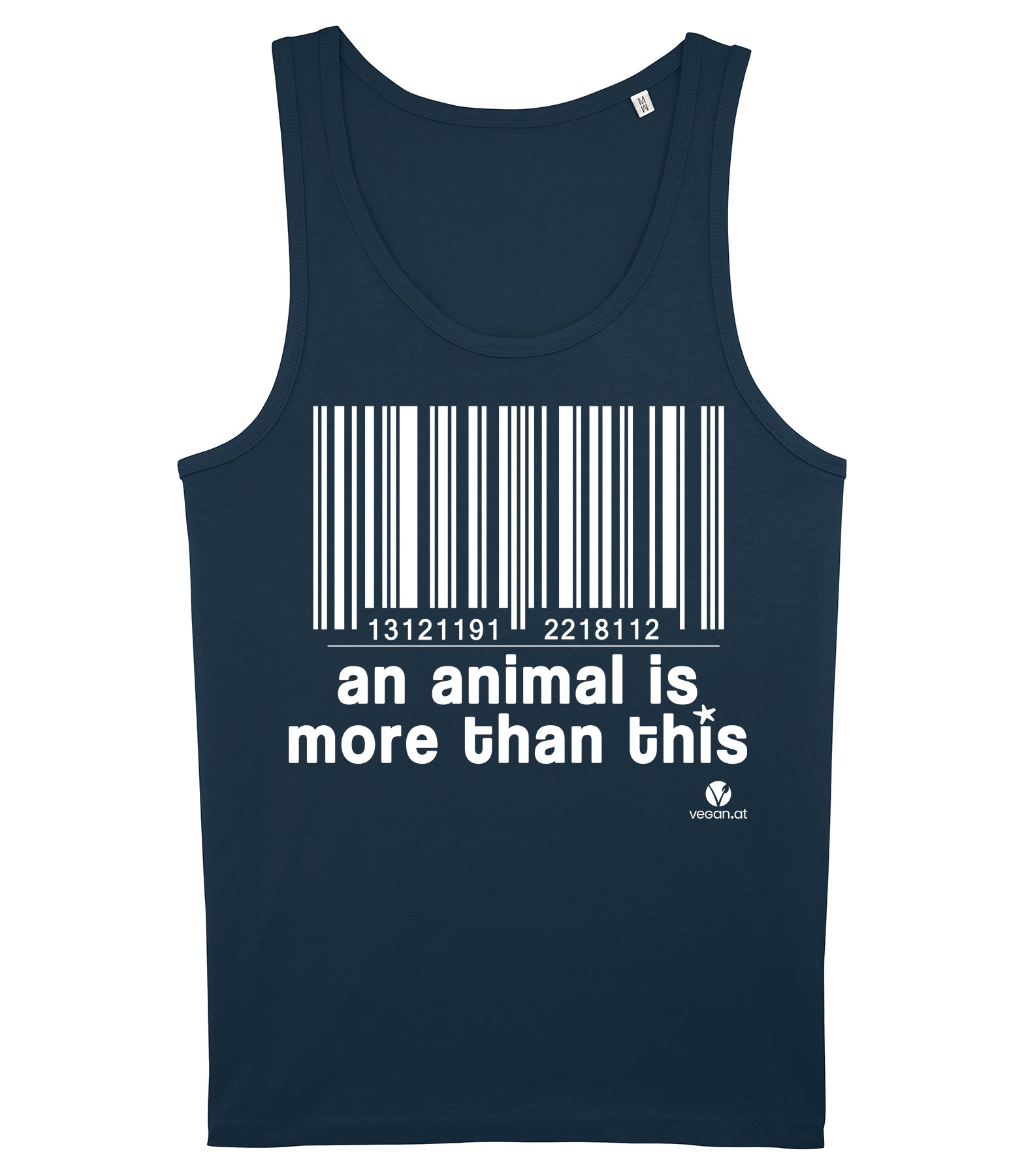 Bild von Tanktop An Animal Is More Than This in dunkelblau