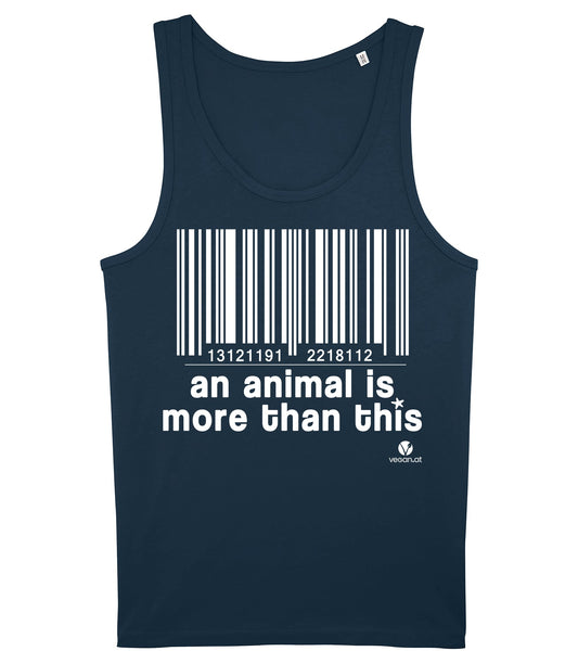 Bild von Tanktop An Animal Is More Than This in dunkelblau