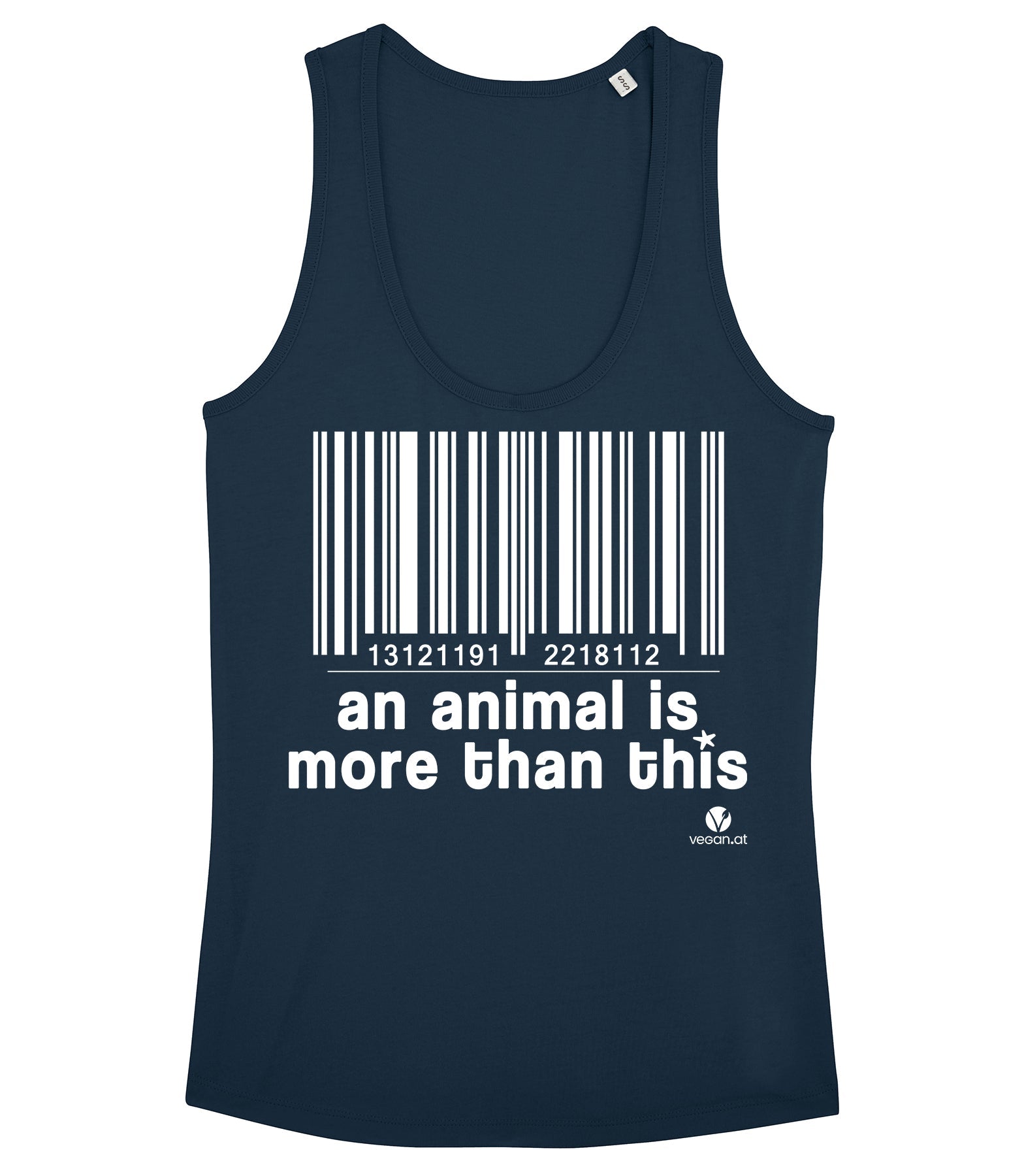 Bild von Tanktop An Animal Is More Than This in dunkelblau