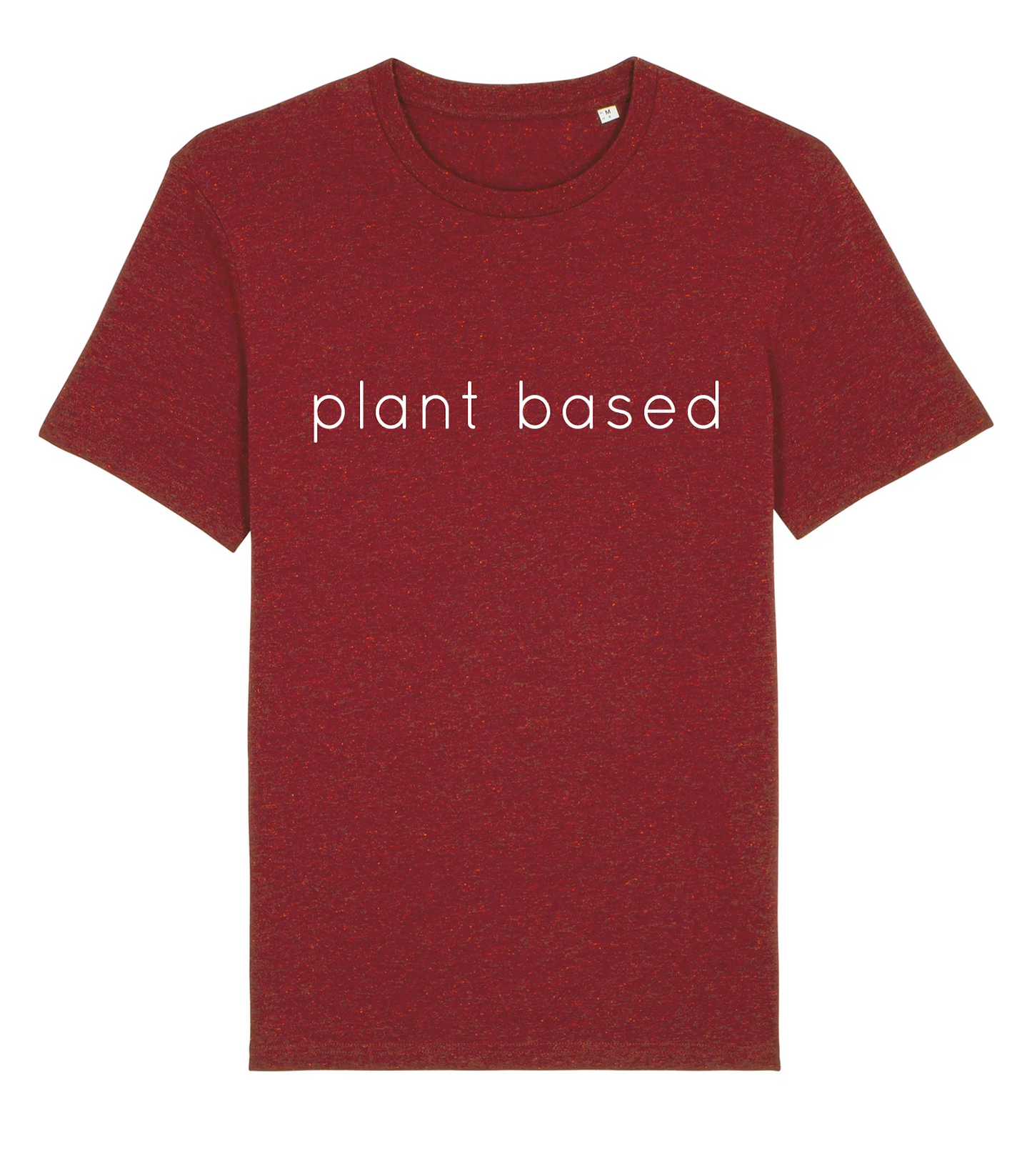 Bild von Shirt Plant Based in rot meliert
