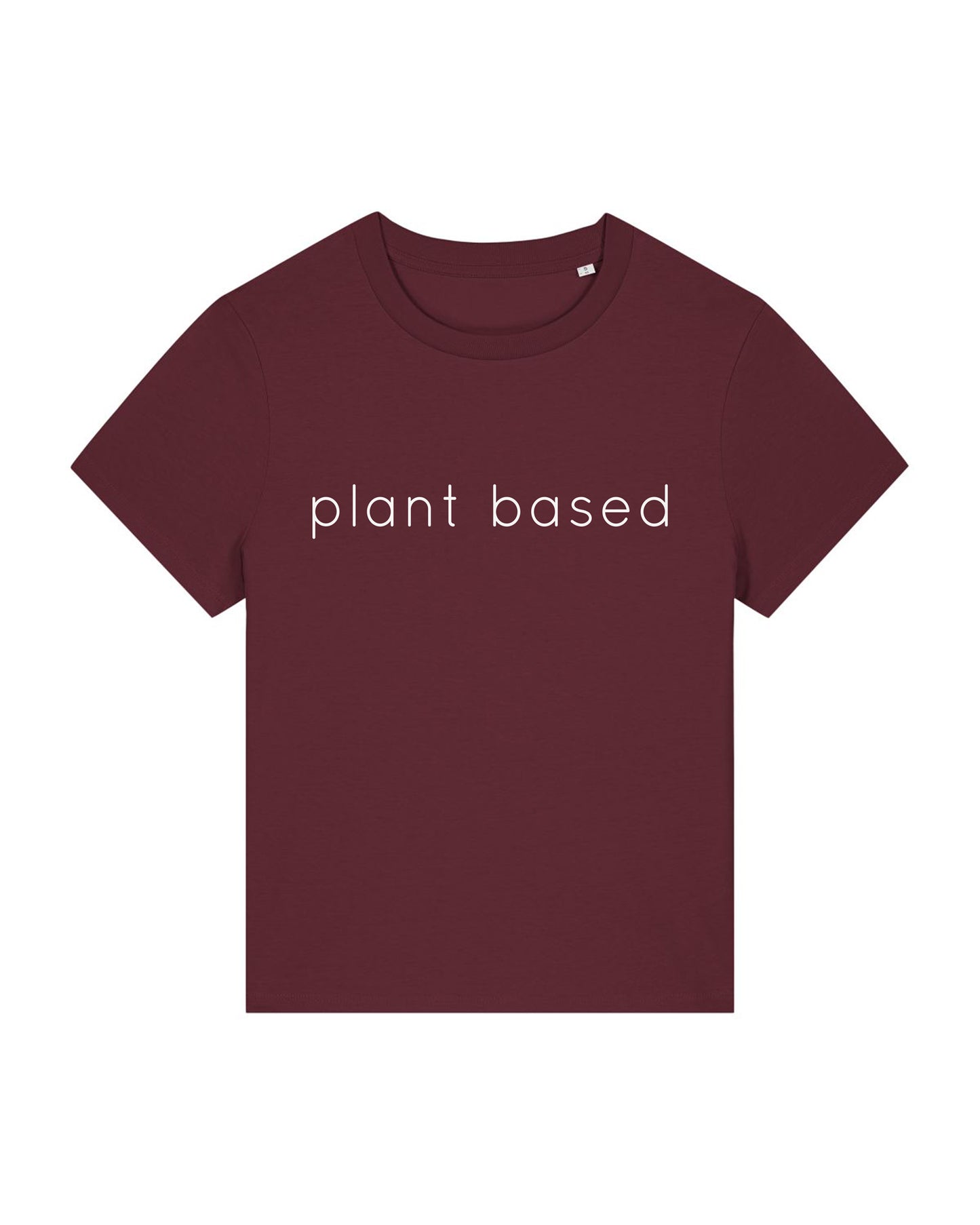 Bild von Shirt Plant Based in dunkelrot