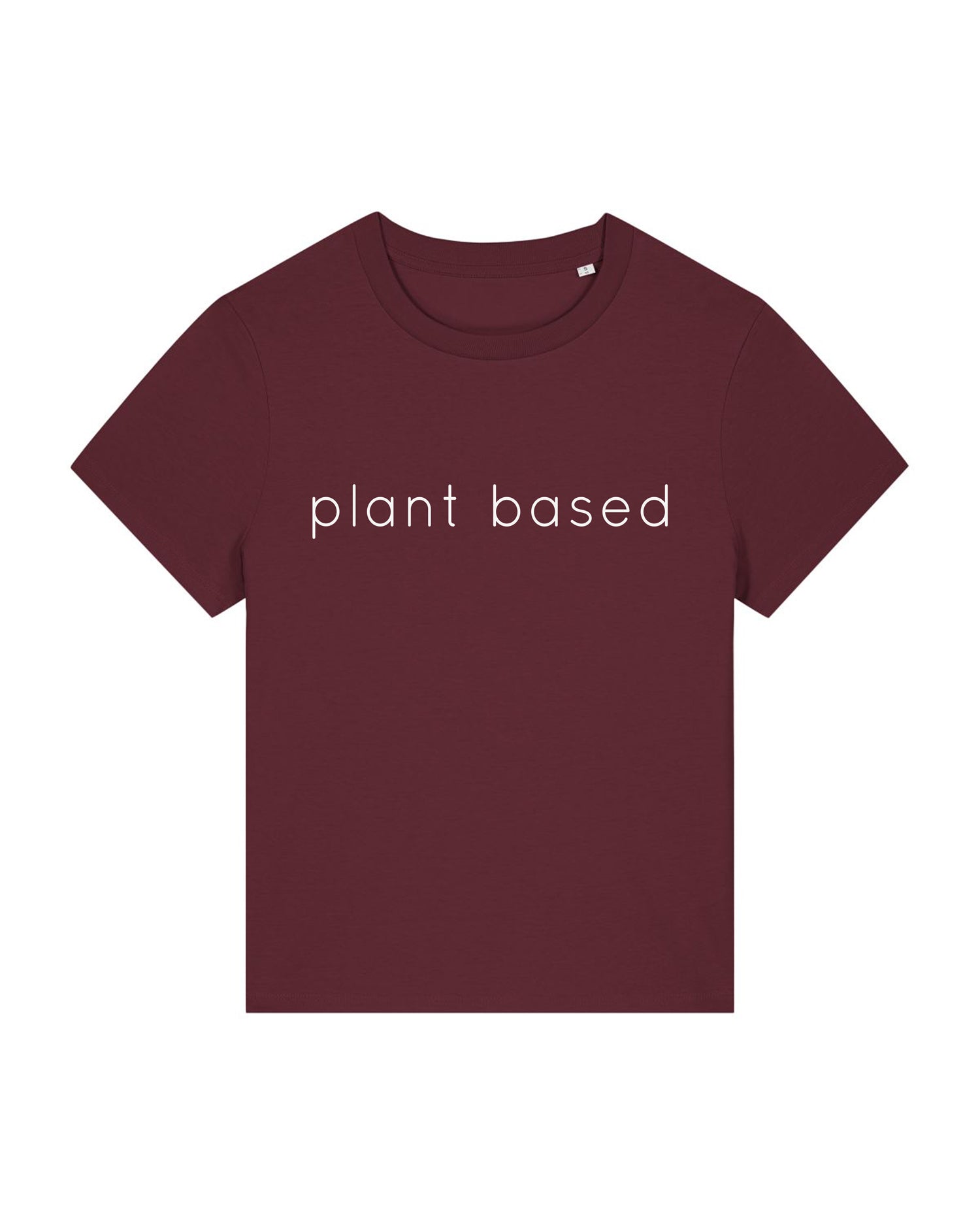 Bild von Shirt Plant Based in dunkelrot