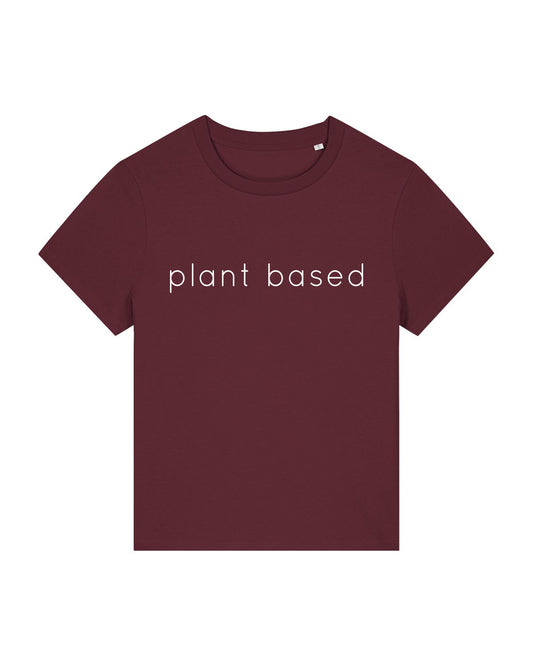 Bild von Shirt Plant Based in dunkelrot