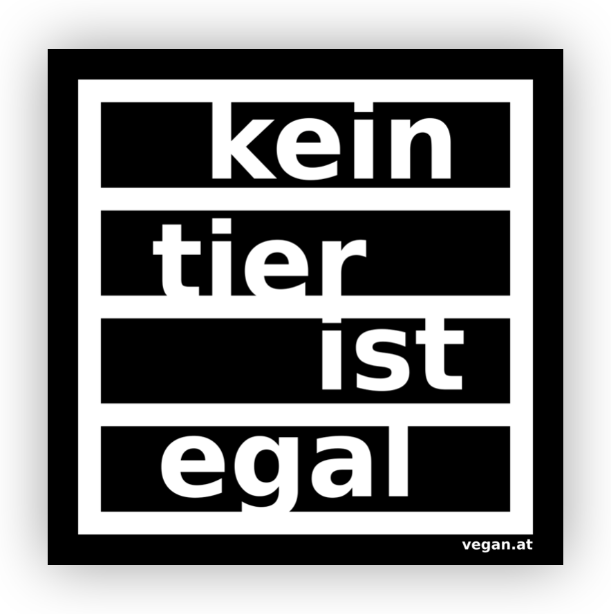 Sticker – Kein Tier ist egal