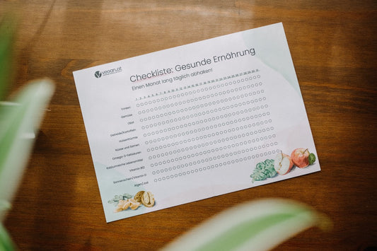 Checkliste Gesunde Ernährung