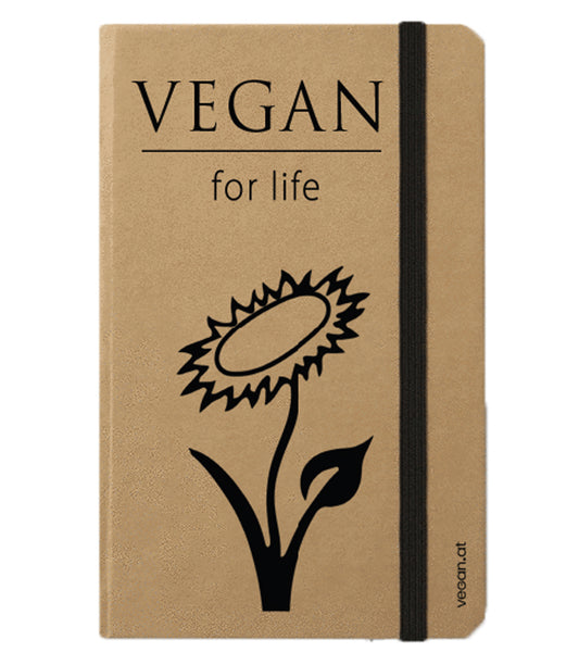Notizbuch Veganblume
