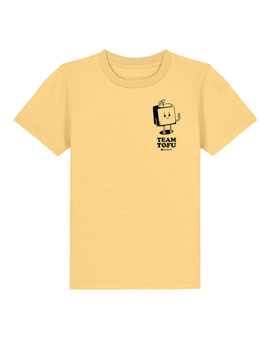 Bild von Kindershirt Team Tofu in gelb