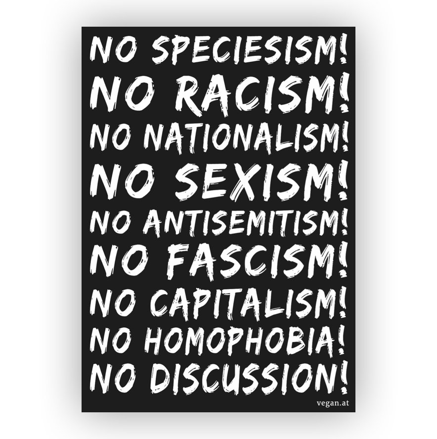 Discusion Sticker Sticker – VEGAN.AT-Shop