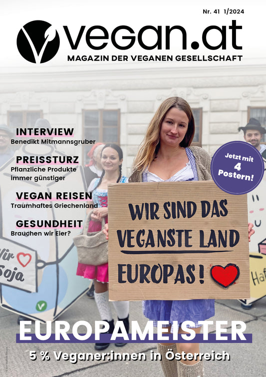 VEGAN.AT Nr. 41 - 5 % Veganer:innen in Österreich